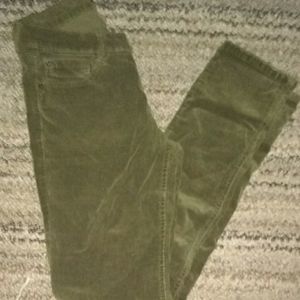 Women's stretch courduroy pants size 2